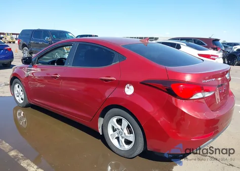 2014 Hyundai Elantra Se z USA, uszkodzony, nr VIN 5NPDH4AE1EH502747